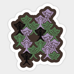 Shroomy Forest Pattern Sticker